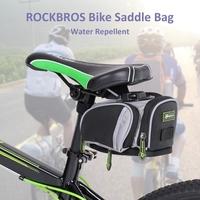 ROCKBROS Outdoor Water Repellent Road Bike Saddle Bag MTB Bicycle Seat Bag Tail Rear Pouch Package