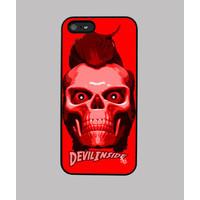 rocker skull devil inside