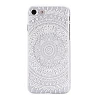 Round Printing Pattern Transparent PC Material Phone Case for iPhone 7 7 Plus 6s 6 Plus SE 5s 5