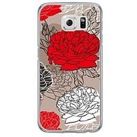 Rose Flower Pattern Soft Ultra-thin TPU Back Cover For Samsung GalaxyS7 edge/S7/S6 edge/S6 edge plus/S6/S5/S4
