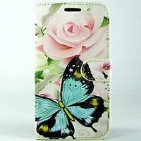 rose butterfly pu leather full body wallet protective case with stand  ...