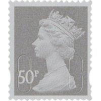 Royal Mail 50p Postage Stamps - 25 pack