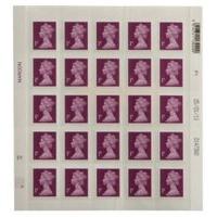 Royal Mail 1p Postage Stamps - 25 pack