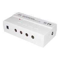 Ross 4-way Signal Booster Coax Connections (white)