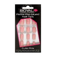 royal pettite pre glued nail tips 24