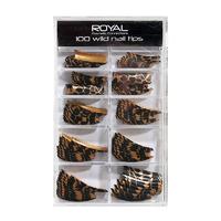 Royal 100 Pre Coloured Wild Nail Tips