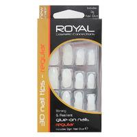 Royal Nail Tips Glue On 30 Pcs