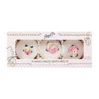 Rose & Co 3 Hand Made Bath Melts 3x 45g