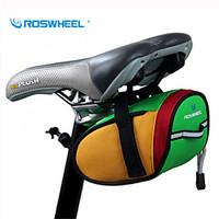ROSWHEEL Bike Bag 0.8LBike Saddle Bag Waterproof / Waterproof Zipper / Shockproof / Wearable Bicycle Bag 600D Polyester Cycle BagCamping