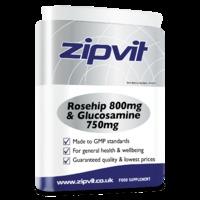 Rosehip 800mg and Glucosamine 750mg (120 Tablets)