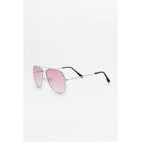 Rose Lens Aviator Sunglasses, PINK