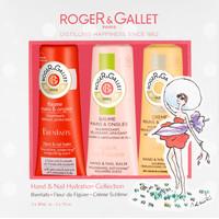 roger gallet hand nail hydration collection gift set 3 x 30ml