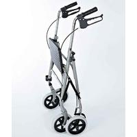 Rollator with basket tray and seat