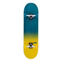 rocket fade series complete skateboard blueyellow 8