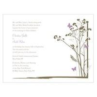 romantic butterfly invitation