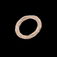 Rose Gold Diamond Ring - Ring Size N