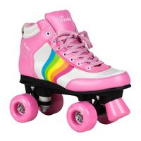 Rookie Forever Rainbow V2 Quad Roller Skates - Pink/Multi