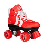 rookie retro v21 quad roller skates redwhite
