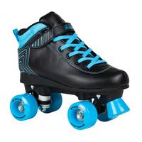Rookie Starlight Quad Roller Skates - Black/Blue