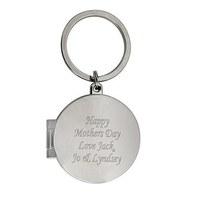 Round Photo Keyring Personalised