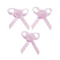 Rose Bows Favour and Stationery Trim Pack - Silver