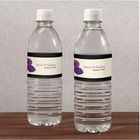 Romantic Elegance Water Bottle Label