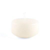 Round Floating Candles - Micro White