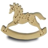 Rocking Horse Handcrafted Wooden Puzzle