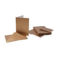 Rose Gold Pearlised Cards and Envelopes C6 20 Pack
