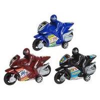 Road Racer Motorbike Toy With Rider.