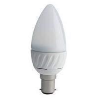 Ross Luceco Candle LED Light B14 Cap 3.3W 250-Lumens 2700K (White)