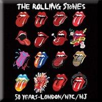 Rolling Stones Fridge Magnet, Tongue Evolution