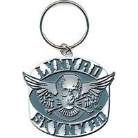 Rock Off - Lynyrd Skynyrd Enamel Keychain Skull Logo