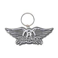 Rock Off - Aerosmith Enamel Keychain Wings Logo