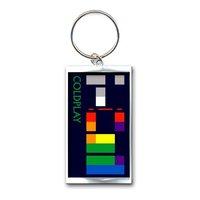 Rock Off - Coldplay Enamel Keychain Logo