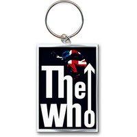 Rock Off - The Who Enamel Keychain Logo