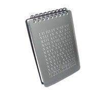 Roman Numeral Frosted Notepad