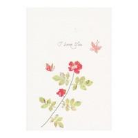 rose amp butterflies love anniversary card