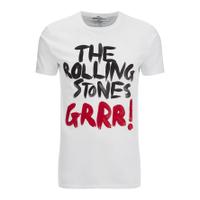 rolling stones mens logo grrr t shirt white s