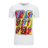 Rolling Stones Men\'s Forty Licks 1989 Tour T-Shirt - White - S