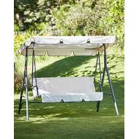 roma padded 3 seater swing