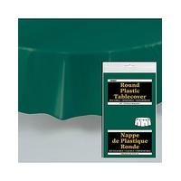 Round Plastic Table Cover 84\"