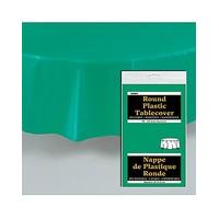 Round Plastic Table Cover 84\"