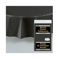 Round Plastic Table Cover 84\"