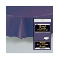 Round Plastic Table Cover 84\"