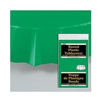 Round Plastic Table Cover 84\"