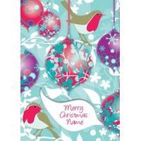 Robin Decoration | Christmas Card