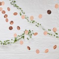 Rose Gold Circle Party Garland