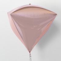 Rose Gold Diamond Helium Balloon