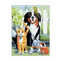 Royal & Langnickel 	Painting By Numbers Kit - Family Pets